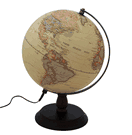 Clark Illuminated World Globe by J. Thomas