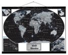 Contemporary Canvas World Map 42"W x 30"H by Replogle Globes