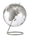 Crystal Marquis Clear Silver World Globe by Replogle Globes