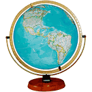 Nicollet Illuminated World Globe by National Geographic