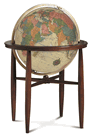 Finley Illuminated Floor Globe - Antique by Replogle Globes