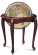 Queen Anne Floor Globe - Illuminated