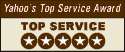 World Wide Globes has earned Yahoo's Top Service Award